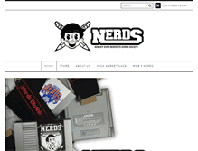 Tablet Screenshot of nerdsclothing.com